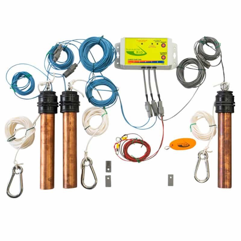 Barnacle Rid – Electronic Antifoul- 2 Propeller Monohull [20-35 ft ...